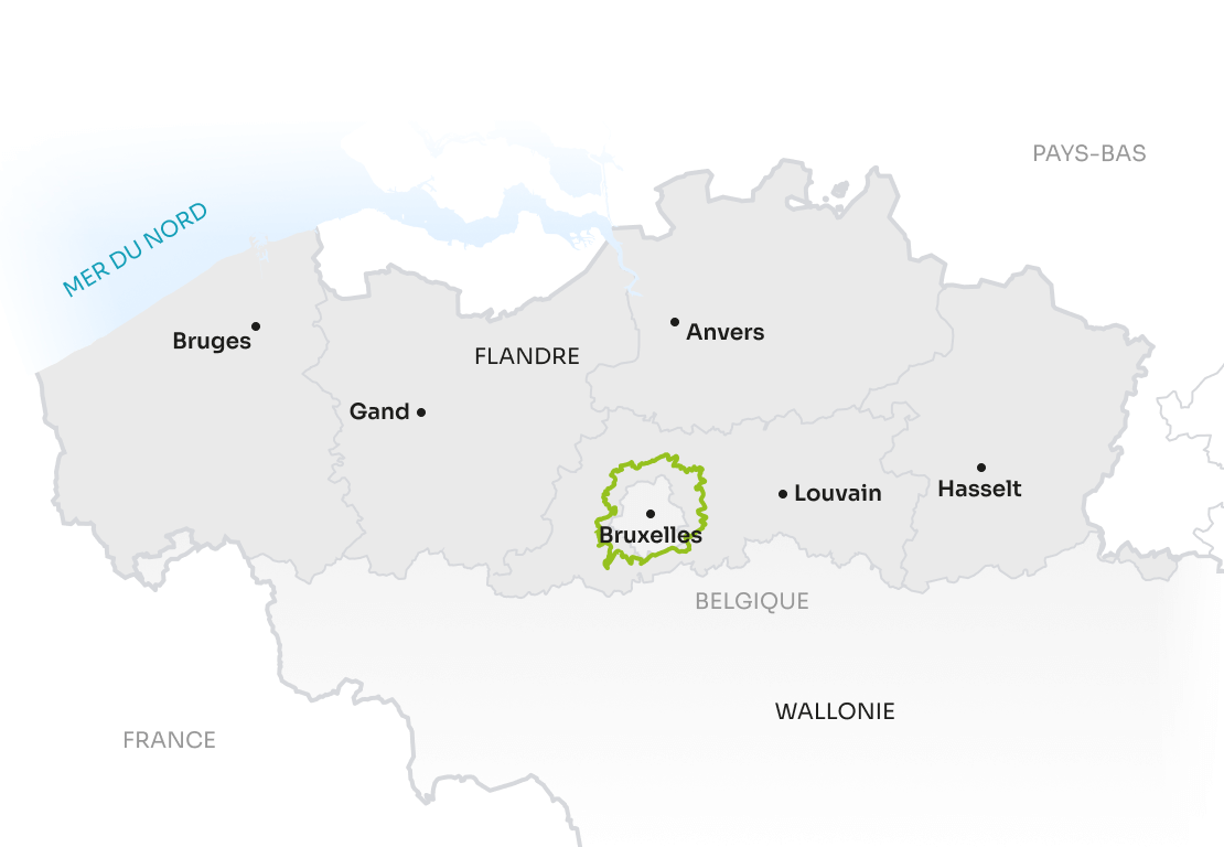 Map Flanders FR Green Belt Route